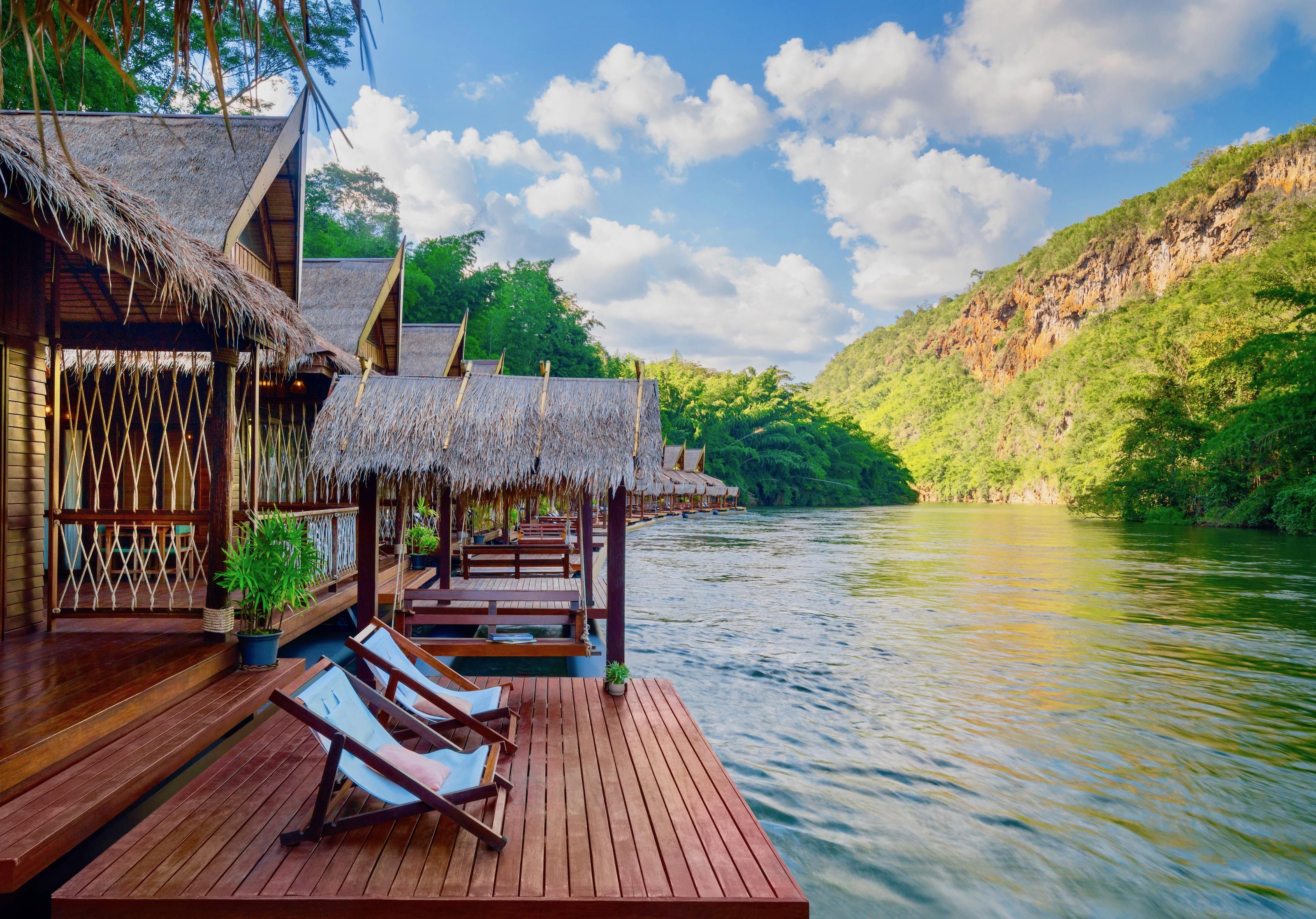 The Float House River Kwai Ban Huai Maenam Noi Exteriör bild