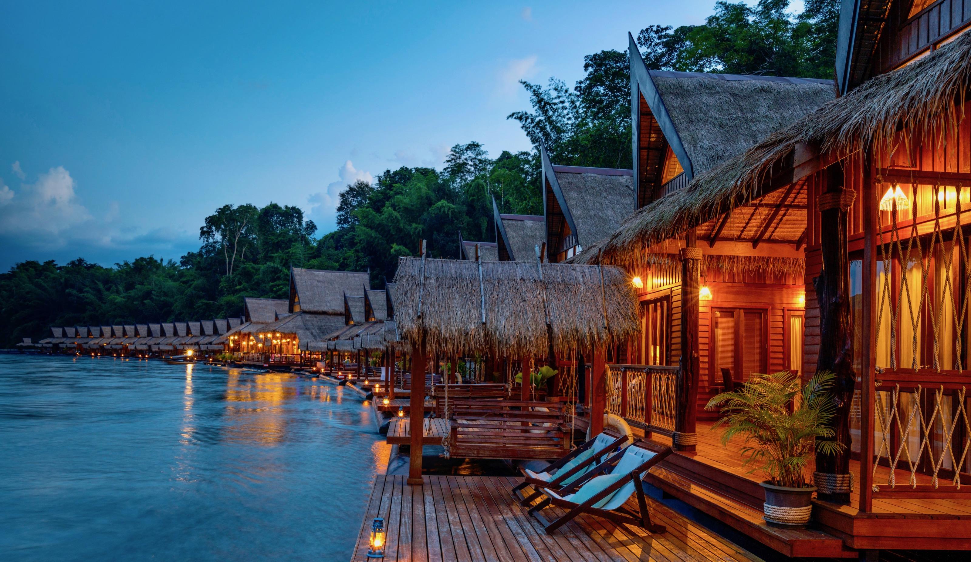 The Float House River Kwai Ban Huai Maenam Noi Exteriör bild