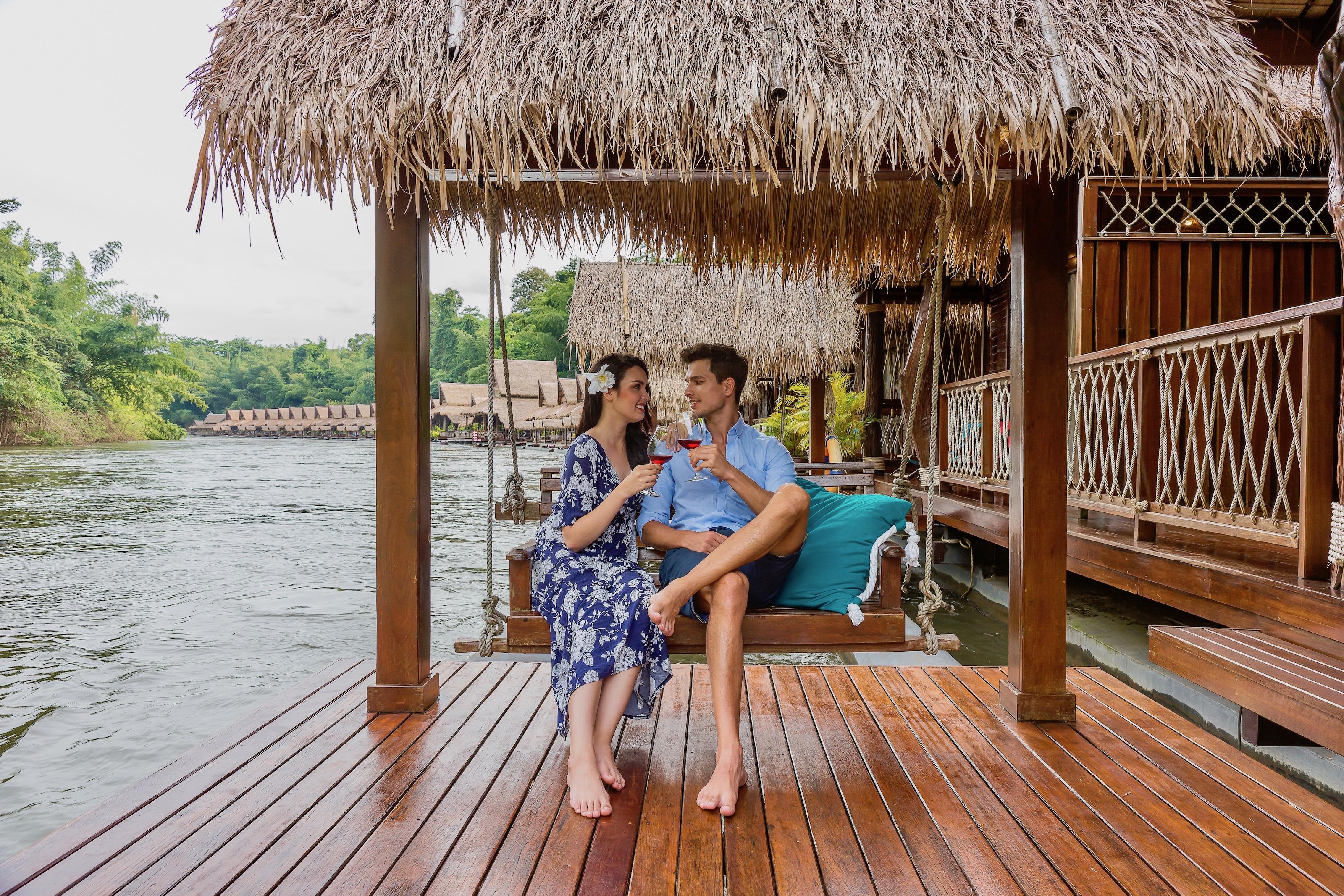 The Float House River Kwai Ban Huai Maenam Noi Exteriör bild