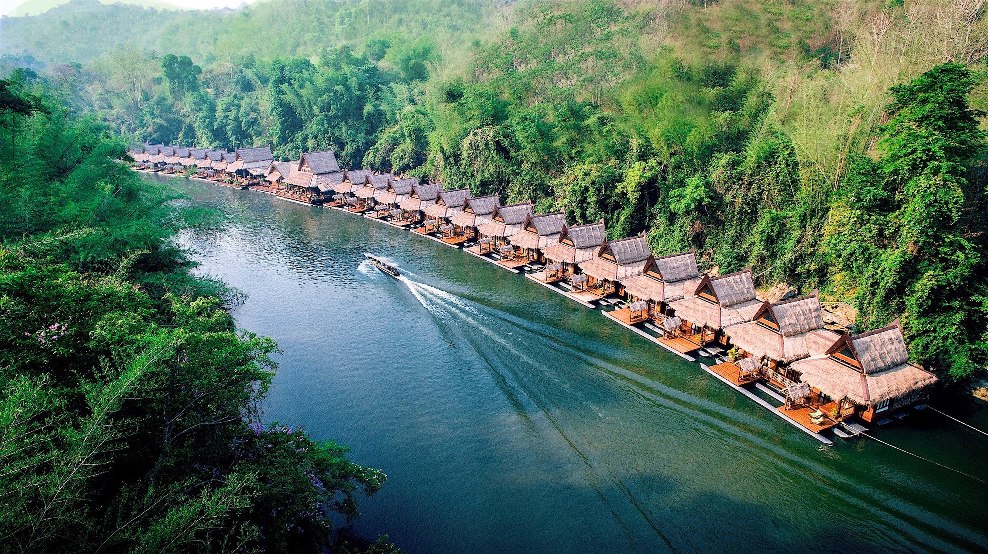 The Float House River Kwai Ban Huai Maenam Noi Exteriör bild